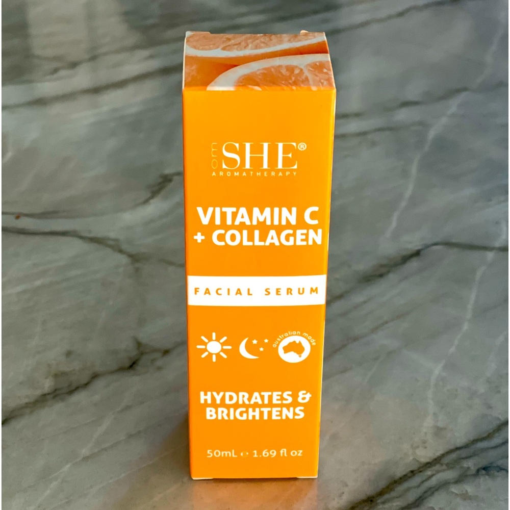 SHE - Australia - Vitamin C and Collagen Facial Serum - 50 ml or 1.69 fl oz New